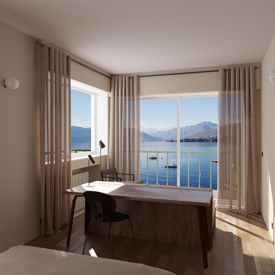 Hotel La Dama Del Porto Laveno-Mombello Exteriér fotografie